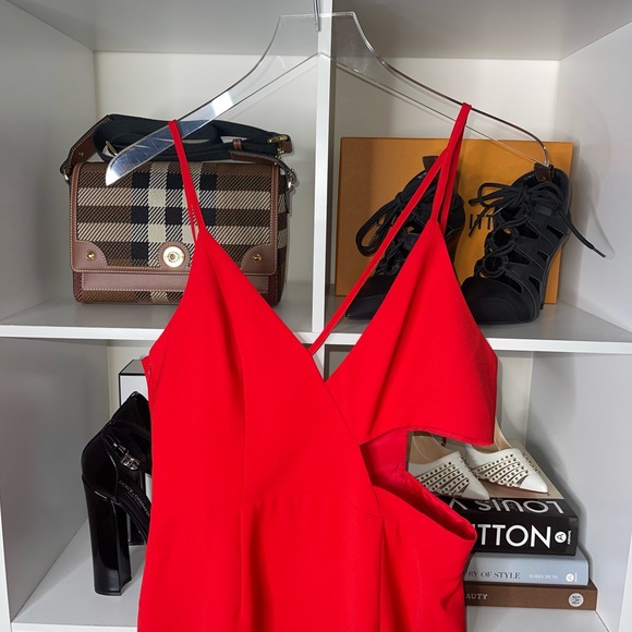 NBD Red Conquer the World Cutout Mini Dress - Picture 6 of 13